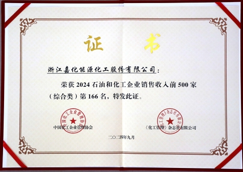 石油化工銷售獎